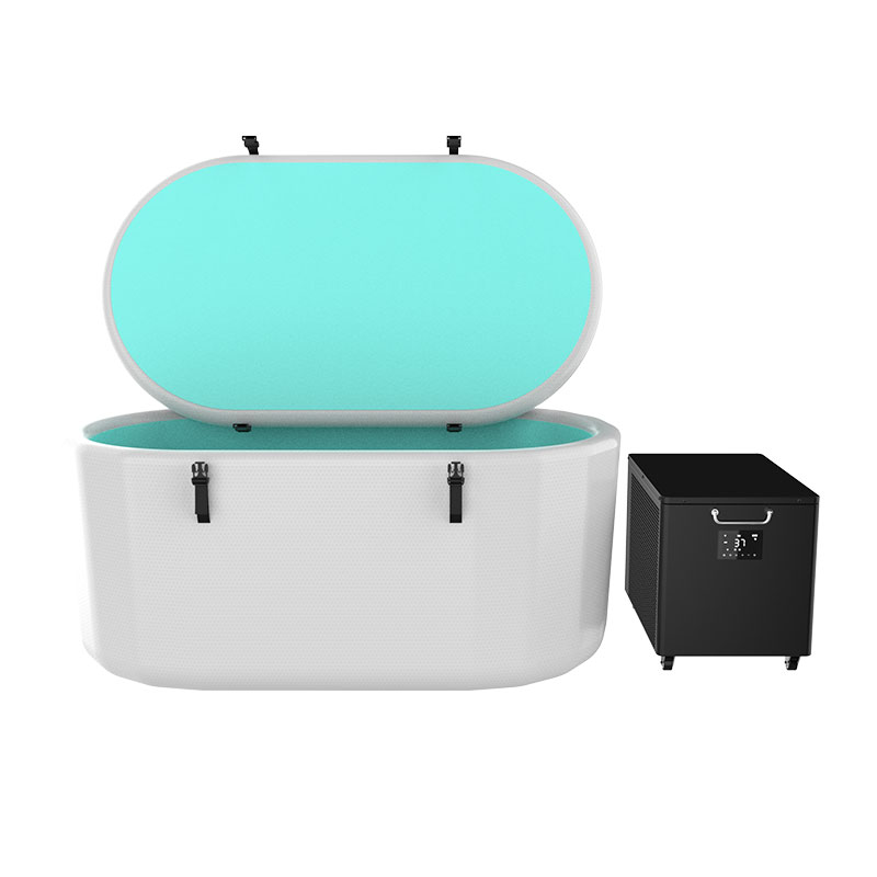 Суық терапияға арналған үлкен мұзды ваннаға арналған бассейн