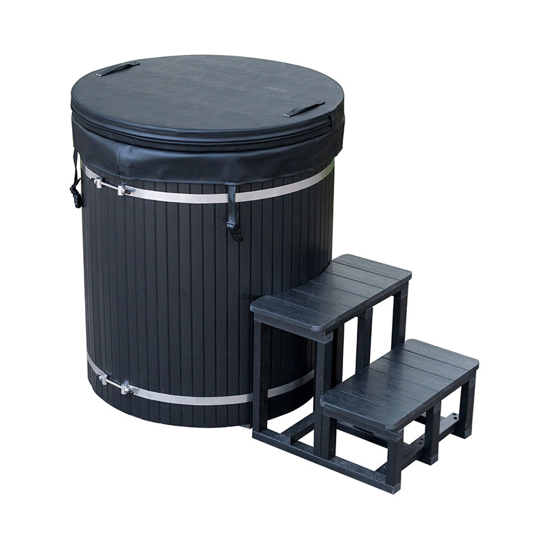 304 баспайтын болаттан жасалған төсемі бар композициялық мұз ваннасы