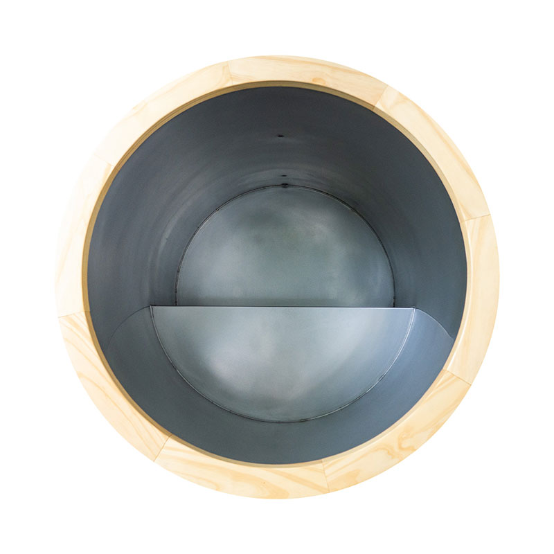 304 баспайтын болаттан жасалған төсемі бар композициялық мұз ваннасы