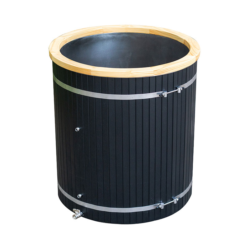 304 баспайтын болаттан жасалған төсемі бар композициялық мұз ваннасы