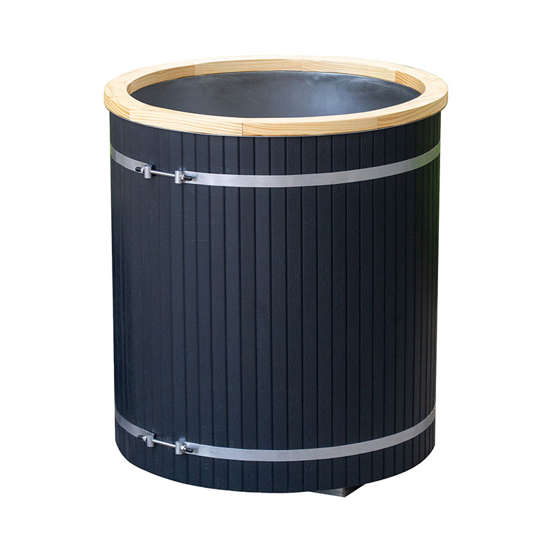 304 баспайтын болаттан жасалған төсемі бар композициялық мұз ваннасы