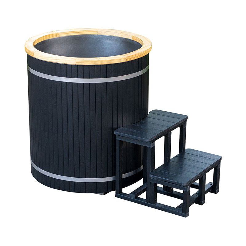 304 баспайтын болаттан жасалған төсемі бар композициялық мұз ваннасы