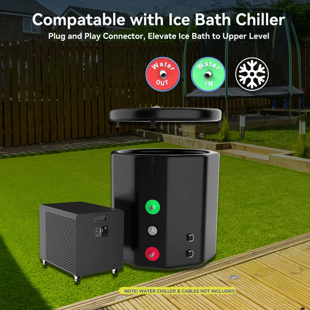Inflated Ice Plunge Tub Adults For Ice Bath Chiller