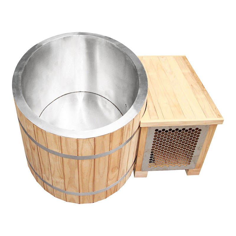 Thermo Pine Wood Cold Plunge Barrel